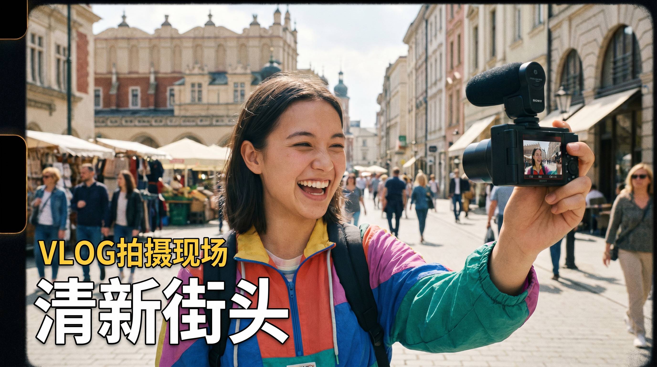 蘑菇视频视频：城市街头清新VLOG记录生活